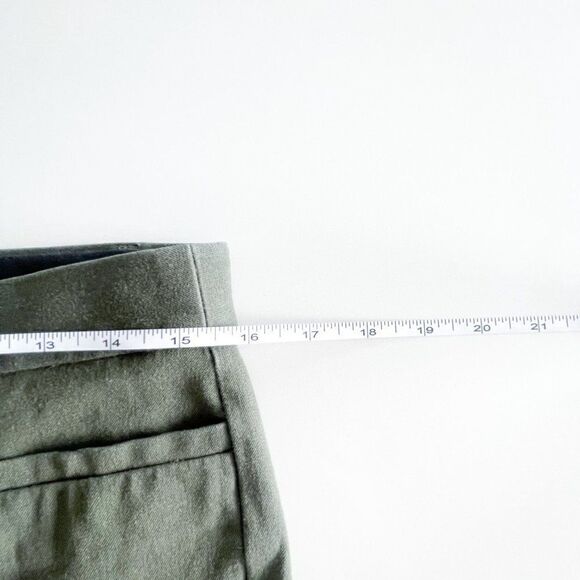 Banana Republic Women's Pants Sloan Curvy Fit Trousers Mallard Green Size 6 - Picture 8 of 11